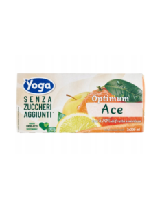 Yoga Succo di Frutta Ace senza Zuccheri aggiunti - 3 x 200 ml