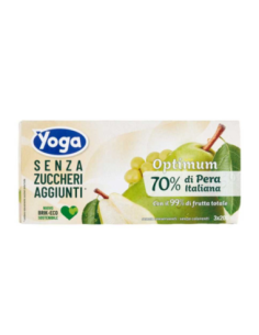 Yoga Succo di Frutta Pera senza Zuccheri aggiunti - 3 x 200 ml