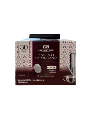 Kaffettera l'Espresso Napoletano gusto Forte Nespresso - 30 caps