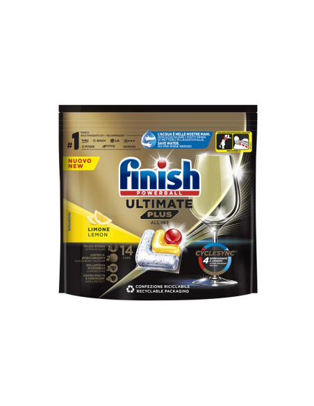 Finish Powerball Ultimate Plus All in 1 Limone - 14 caps