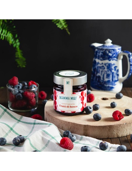MammaMia Wildbeeren Konfiture Extra - 240 g - Kostenloser Versand nach Europa und Großbritannien