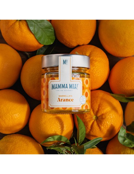 MammaMia Orange Marmalade extra - 240 g - Free shipping delivered to EUROPE and UK