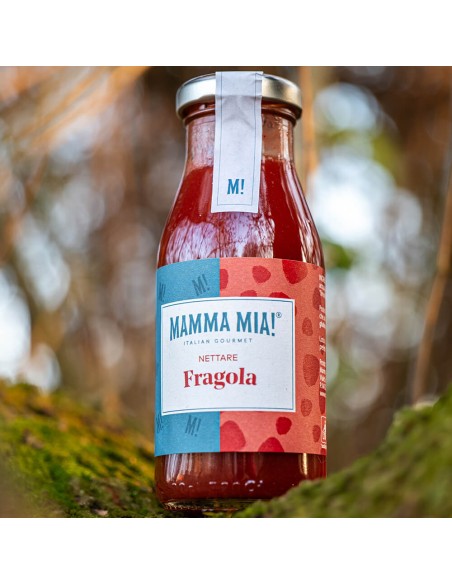 MammaMia Aardbeiensap - 200 ml - Gratis verzending naar Europa en Groot-Brittannië