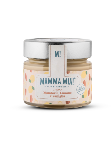 MammaMia Crema Mandorla, Limone e Vaniglia - 180 gr - Spedizione gratuita consegnata in EUROPA e UK