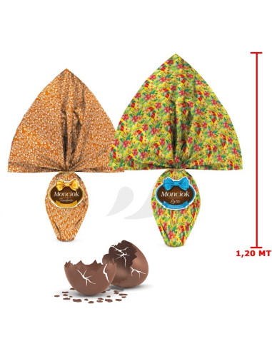 ENDOMMAGÉ Monardo Méga Oeuf Noir - 3,5 kg - Livraison gratuite en EUROPE et au Royaume-Uni