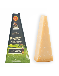 Parmareggio Parmigiano Reggiano +40 monate - 200 gr - Kostenloser Versand nach Europa und Großbritannien
