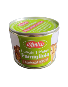 D'Amico Funghi Famigliola Trifolati - 180 gr - Spedizione gratuita consegnata in EUROPA e UK