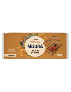 Misura Wholewheat Crackers Fibrextra - 385 g - Free shipping delivered to EUROPE and UK