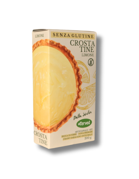 Terved Crostatine al Limone Senza Glutine 4 pz - 200 gr