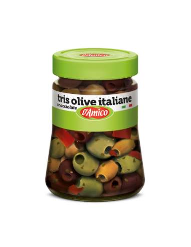 D'Amico Tris Olive Snocciolate - 280 gr