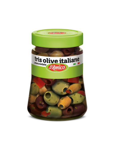 D'Amico Tris Olive Snocciolate - 280 gr