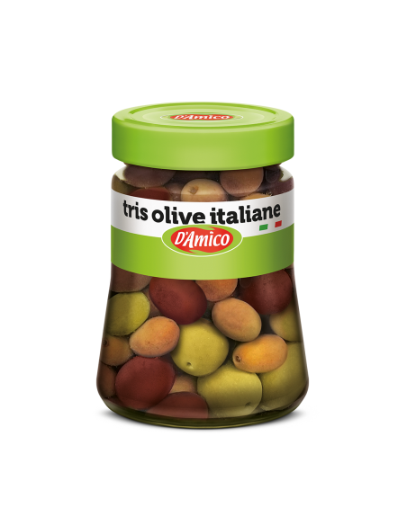 D'Amico Tris di Olive Intere - 300 gr