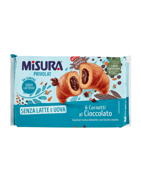 Misura Cornetti Privolat al Cioccolato 6 pz - 298 gr