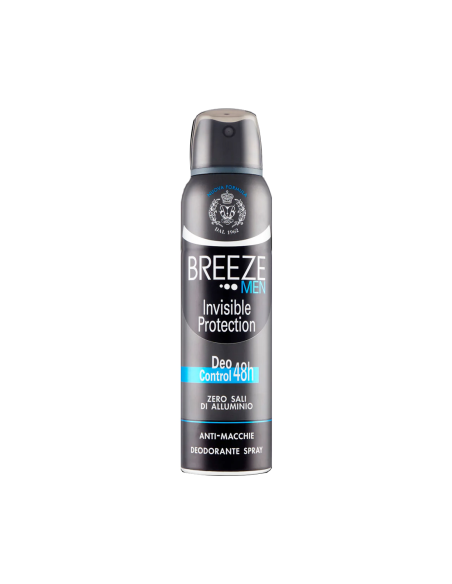Breeze Men Deodorante Spray Invisible Protection - 150 ml