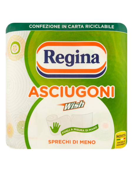 Regina Keukenrollen 6 rollen wish - 6 st - Gratis verzending naar Europa en Groot-Brittannië