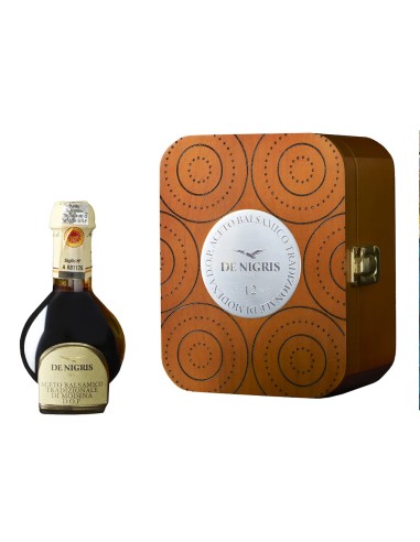 De Nigris Aceto Balsamico Modena invecchiato 12 anni DOP - 100 ml - Spedizione gratuita consegnata in EUROPA e UK