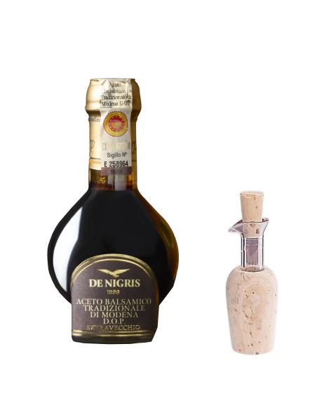 De Nigris Modena Balsamico Azijn 25 jaar oud DOP - 100 ml - Gratis verzending naar Europa en Groot-Brittannië