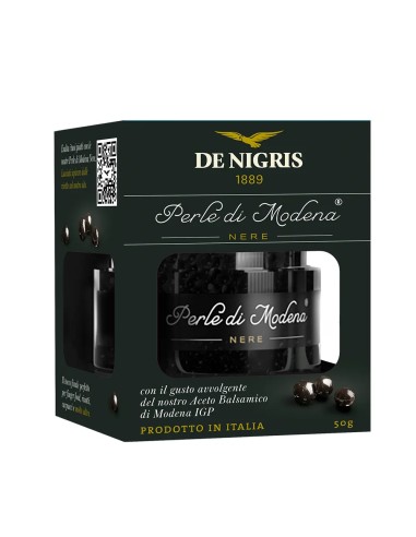 De Nigris Perle Nere di Aceto Balsamico Modena IGP - 50 gr - Spedizione gratuita consegnata in EUROPA e UK