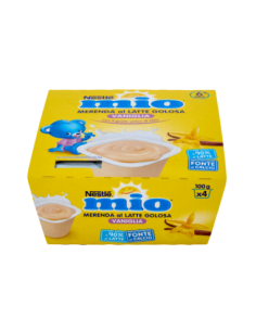 Nestlè Mio Merenda Latte e Vaniglia - 4 x 100 gr