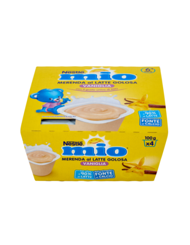 Nestlè Mio Merenda Latte e Vaniglia - 4 x 100 gr