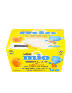 Nestlè Mio Merenda al Latte e Albicocca - 4 x 100 gr