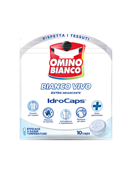 Omino Bianco IdroCaps Bianco Vivo - 10 caps