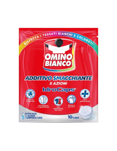 Omino Bianco IdroCaps Additivo Smacchiante - 10 caps