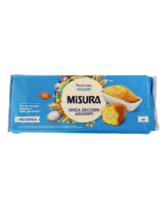 Misura Dolcesenza Plumcake senza zuccheri - 190 gr - Spedizione gratuita consegnata in EUROPA e UK