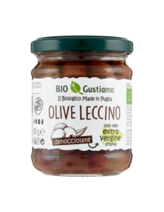 Bio Gustiamo Olive Leccino Denocciolate - 190 gr