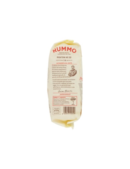 Rigatoni Rummo 50 Authentic Flavor Pleasurable Bite Experience