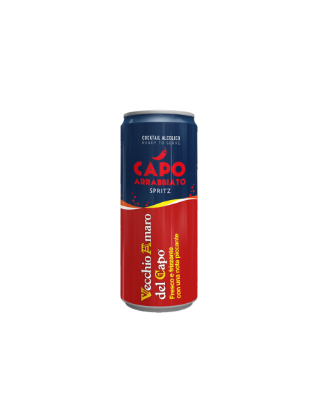 Capo Arrabbiato Spritz Vecchio Amaro del Capo Cocktail Alcolico - 250 ml
