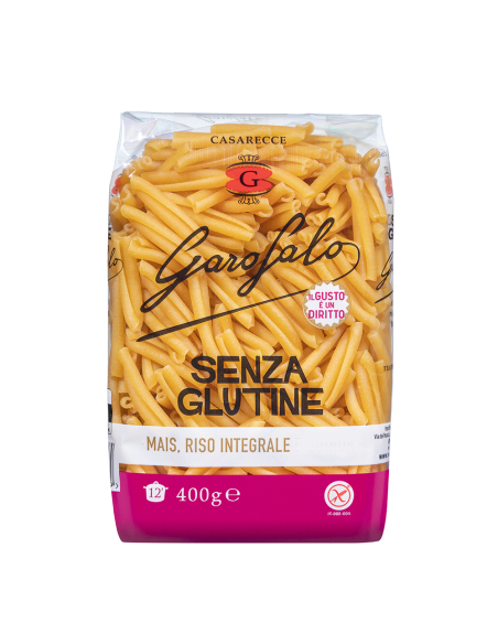 Garofalo Caserecce Gluten Free - 400 gr - Free shipping delivered to EUROPE and UK