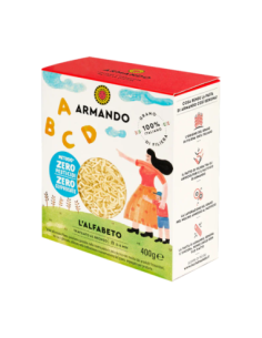 Pasta Armando l'Alfabeto trafilato al bronzo - 400 gr