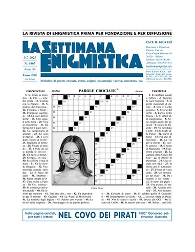 La Settimana Enigmistica (Current Month) - 1 pc - Free shipping delivered to EUROPE and UK