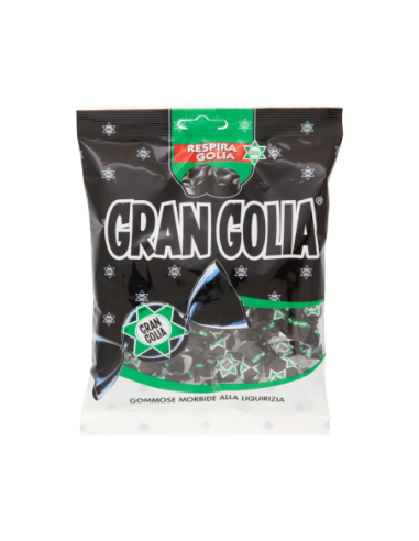 Gran Golia Caramelle Gommose Morbide alla Liquirizia - 160 gr