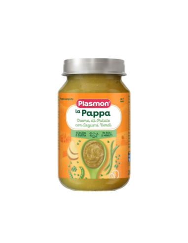 Plasmon la Pappa con Crema di Patate e Legumi Verdi  - 200 gr