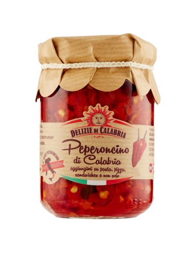 Delizie di Calabria Peperoncino Calabrese - 500 gr - Spedizione gratuita consegnata in EUROPA e UK