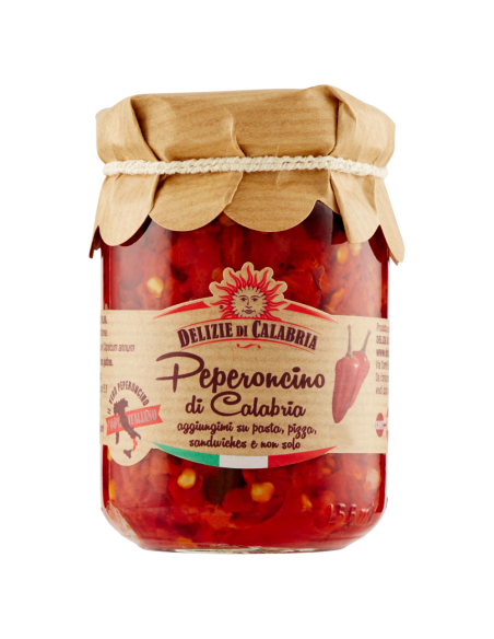 Delizie di Calabria Chilipepers - 500 gr - Gratis verzending naar Europa en Groot-Brittannië