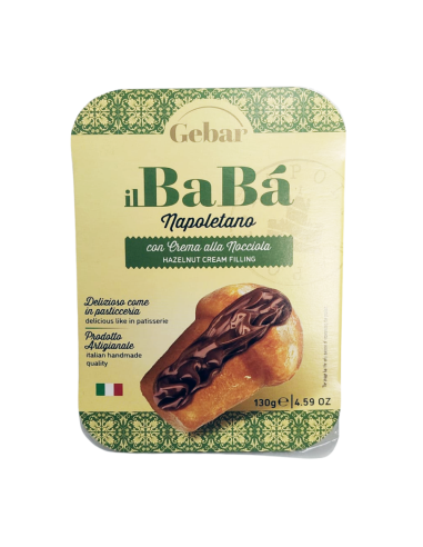 Gebar Neapolitan Babà RumSoaked Delight with Hazelnut Cream