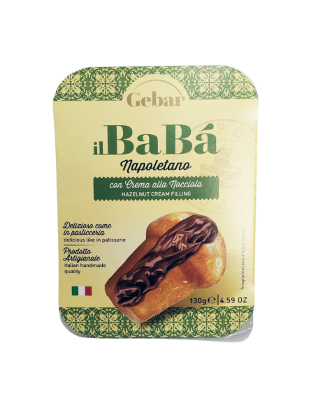 Gebar Neapolitan Babà RumSoaked Delight with Hazelnut Cream