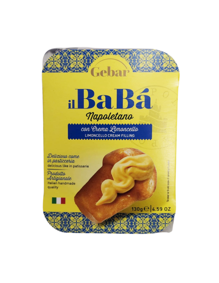 Gebar Babà Neapolitan Delightfully Soft with Citrusy Limoncello Cream