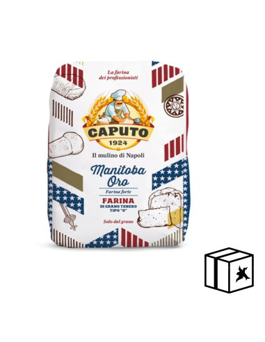 Caputo Manitoba Goldmehl Type "0" - 5 kg  - Kostenloser Versand nach Europa und Großbritannien