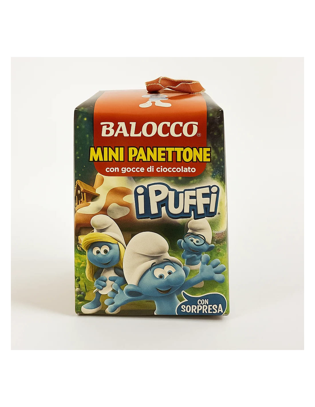 Balocco Mini Panettone Schlümpfe Weihnachtsleckerei mit Überraschung