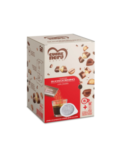 Cuore Nero Caffè Cialde + bustine solubili gusto Nocciola - 8 pz