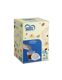 Cuore Nero Caffè Cialde + bustine solubili gusto Cioccolato Bianco - 8 pz
