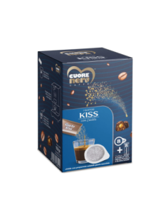 Cuore Nero Caffè Cialde + bustine solubili gusto Kiss - 8 pz