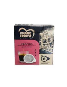 Cuore Nero Caffè Cialde miscela Procida gusto Deciso - 8 pz