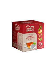 Cuore Nero Tisana alla Pesca in cialda - 8 pz