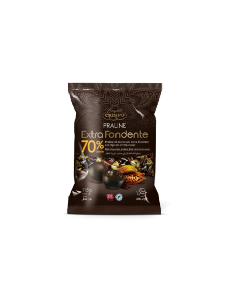 Crispo Praline Extra fondente 70% - 115 gr