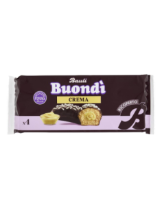 Bauli Buondì Ricoperti di Cioccolato ripieni di Crema - 184 gr